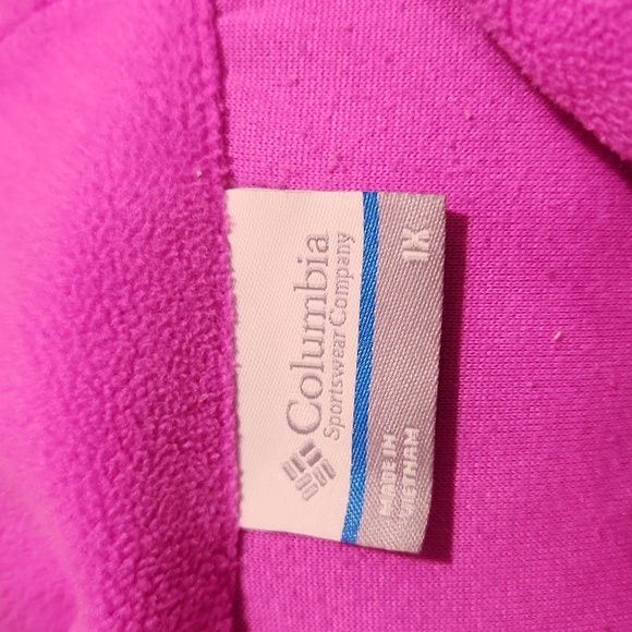 Columbia Pink pull over 1X - Picture 3 of 4